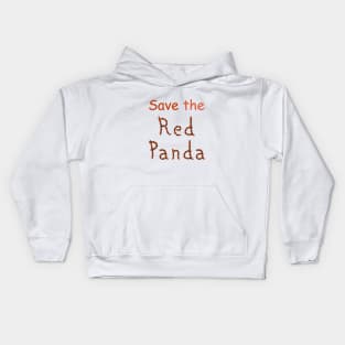 Save the Red Panda Kids Hoodie